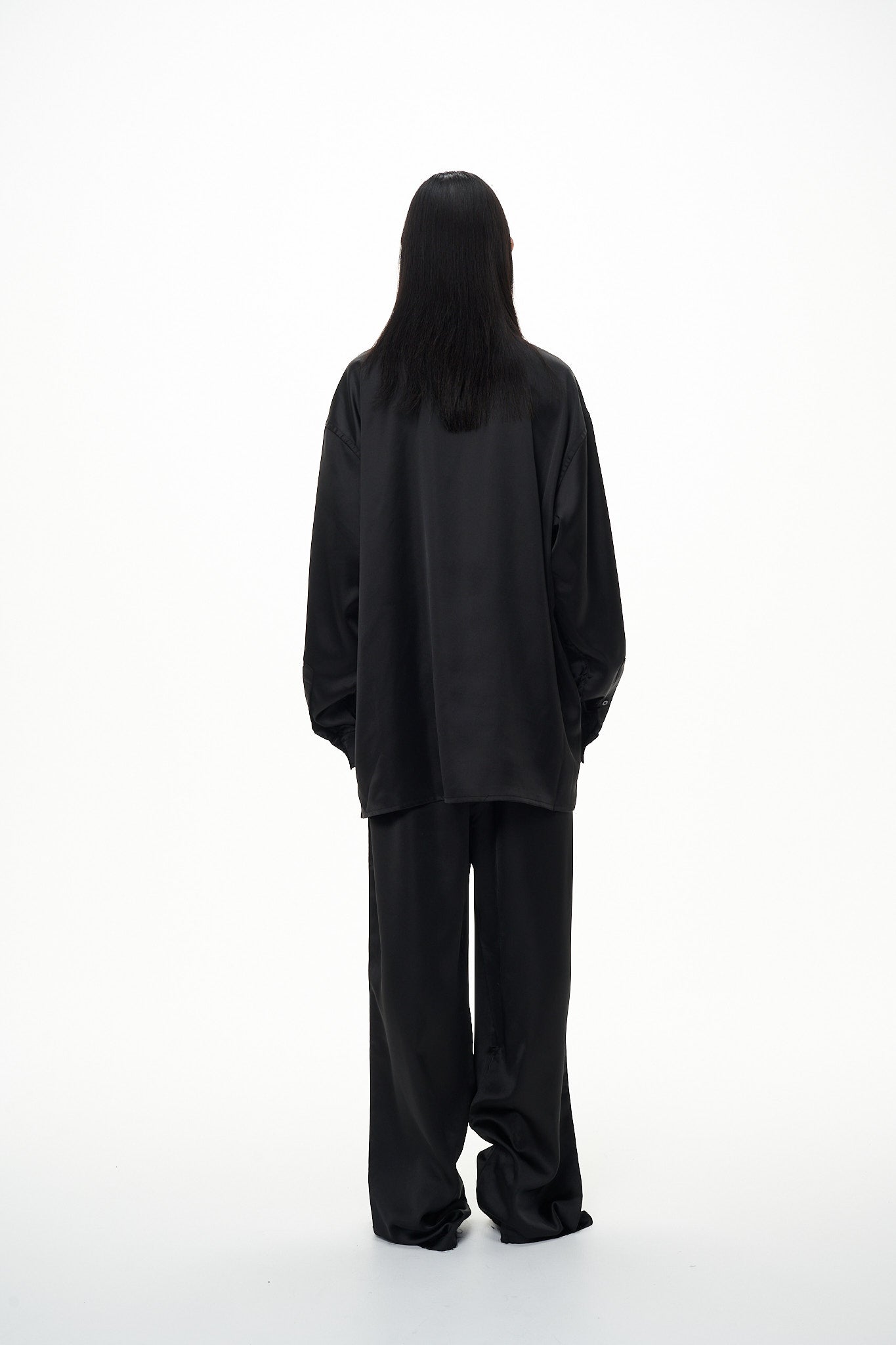 satin easy pants
