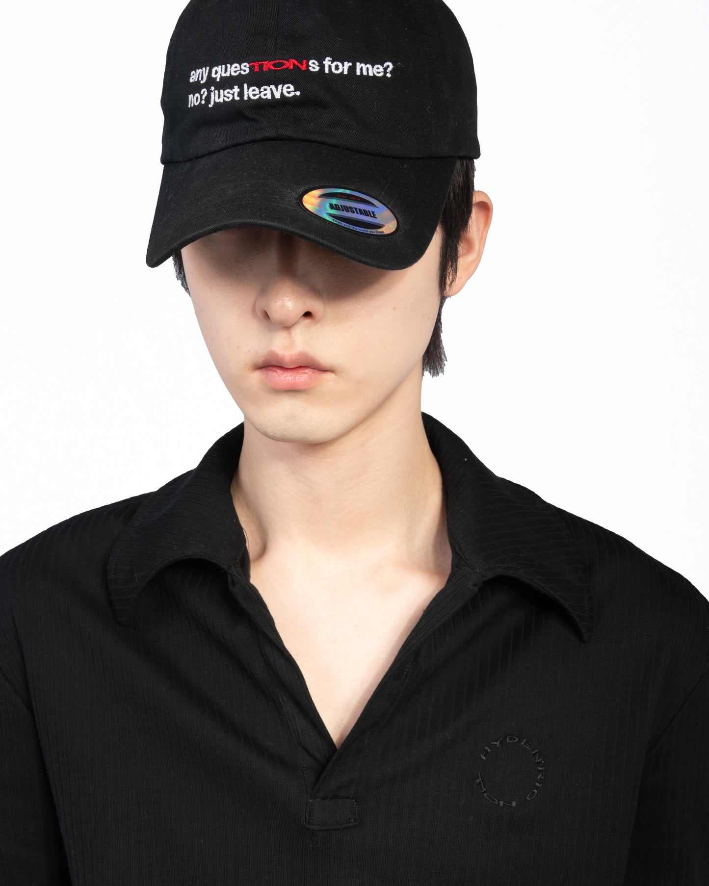 SKIPPER LONG SLEEVE POLO (BLACK)