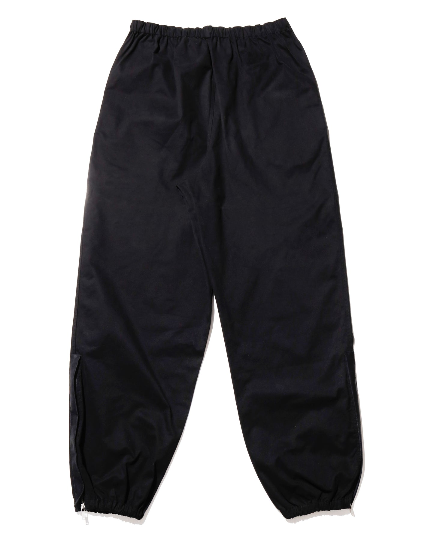 cotton zip-up pants