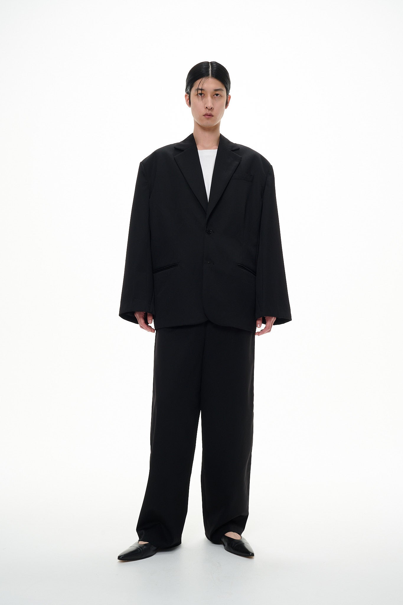 oversized wool jacket