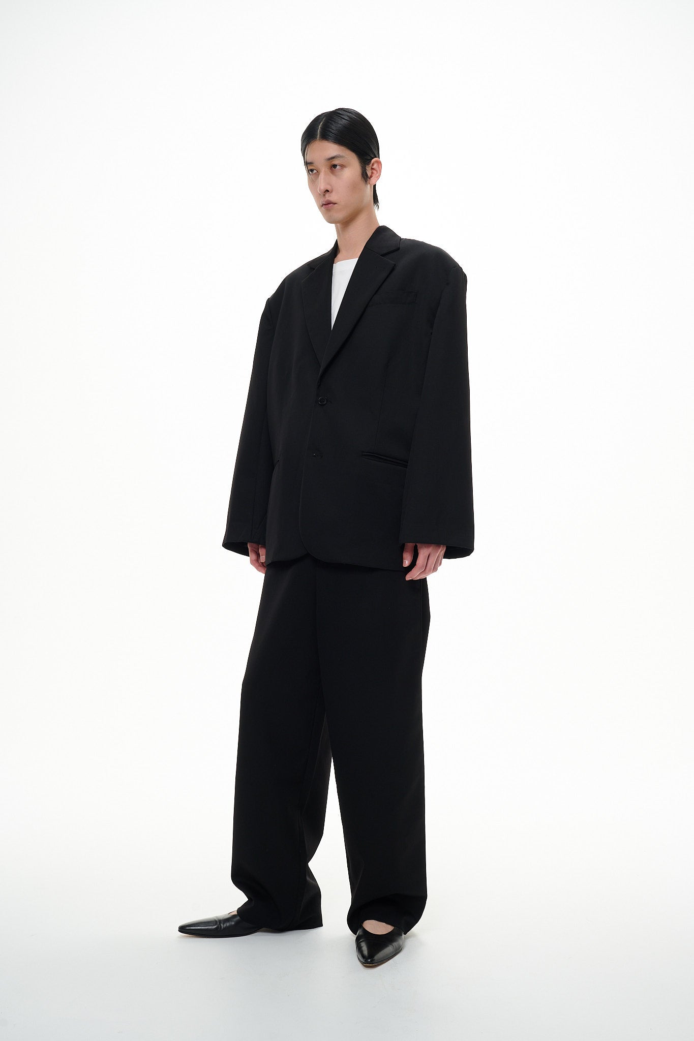 oversized wool jacket