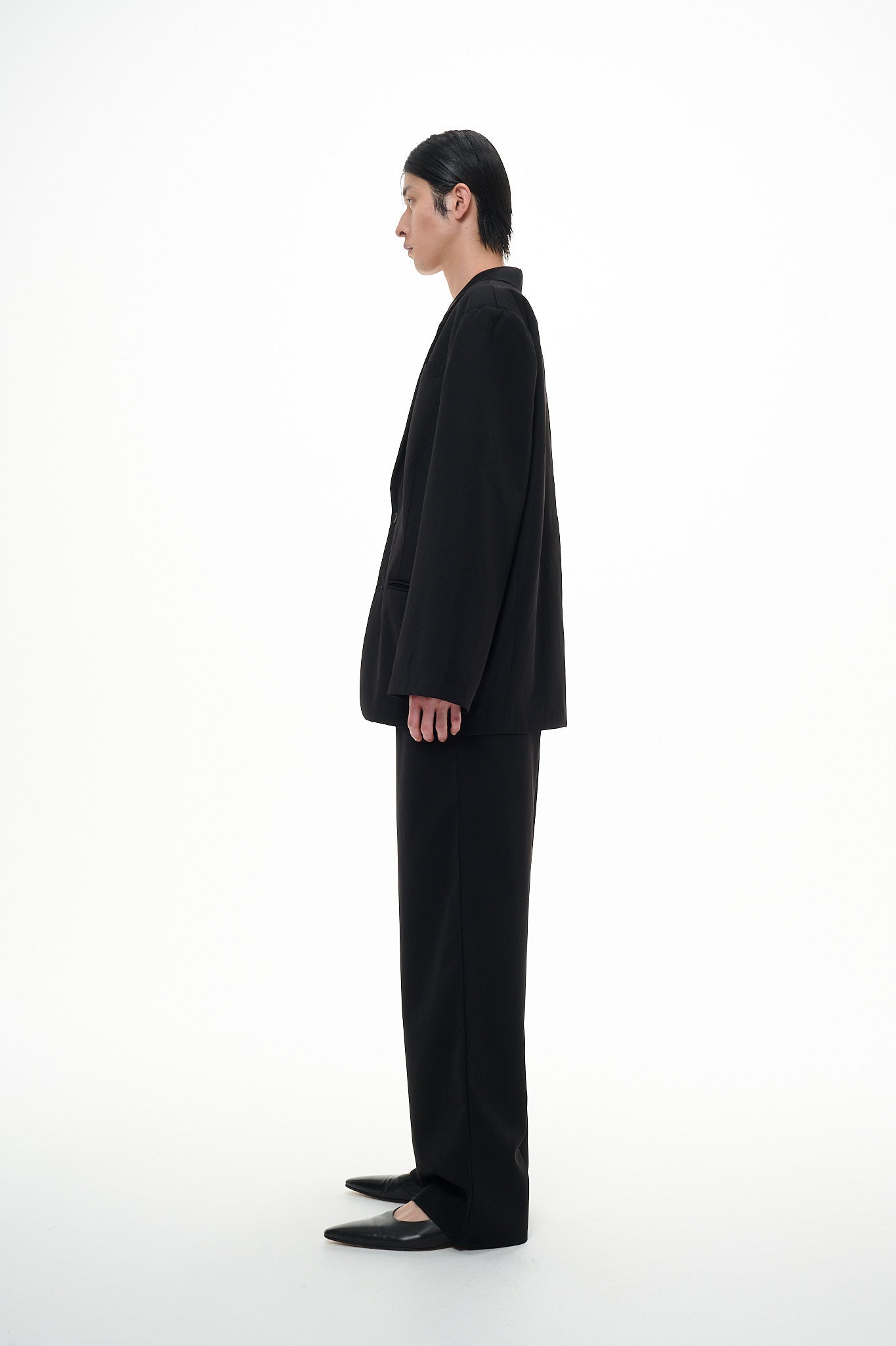 oversized wool jacket