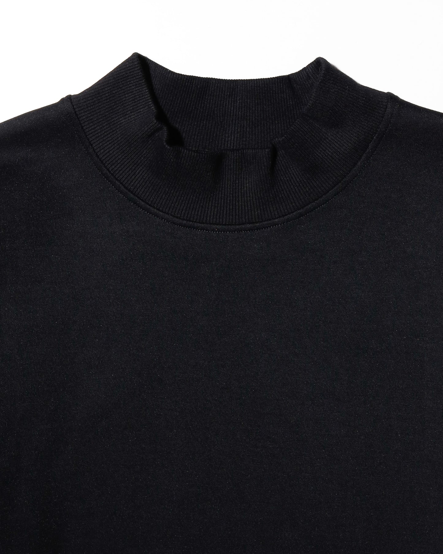 mock neck sweatshirt