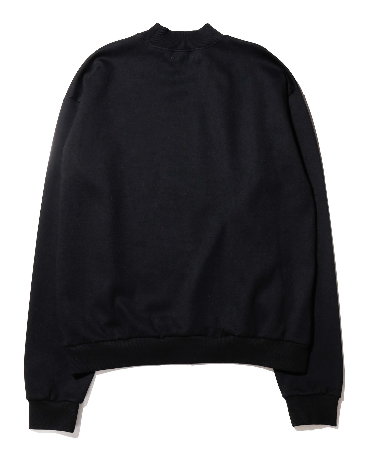 mock neck sweatshirt