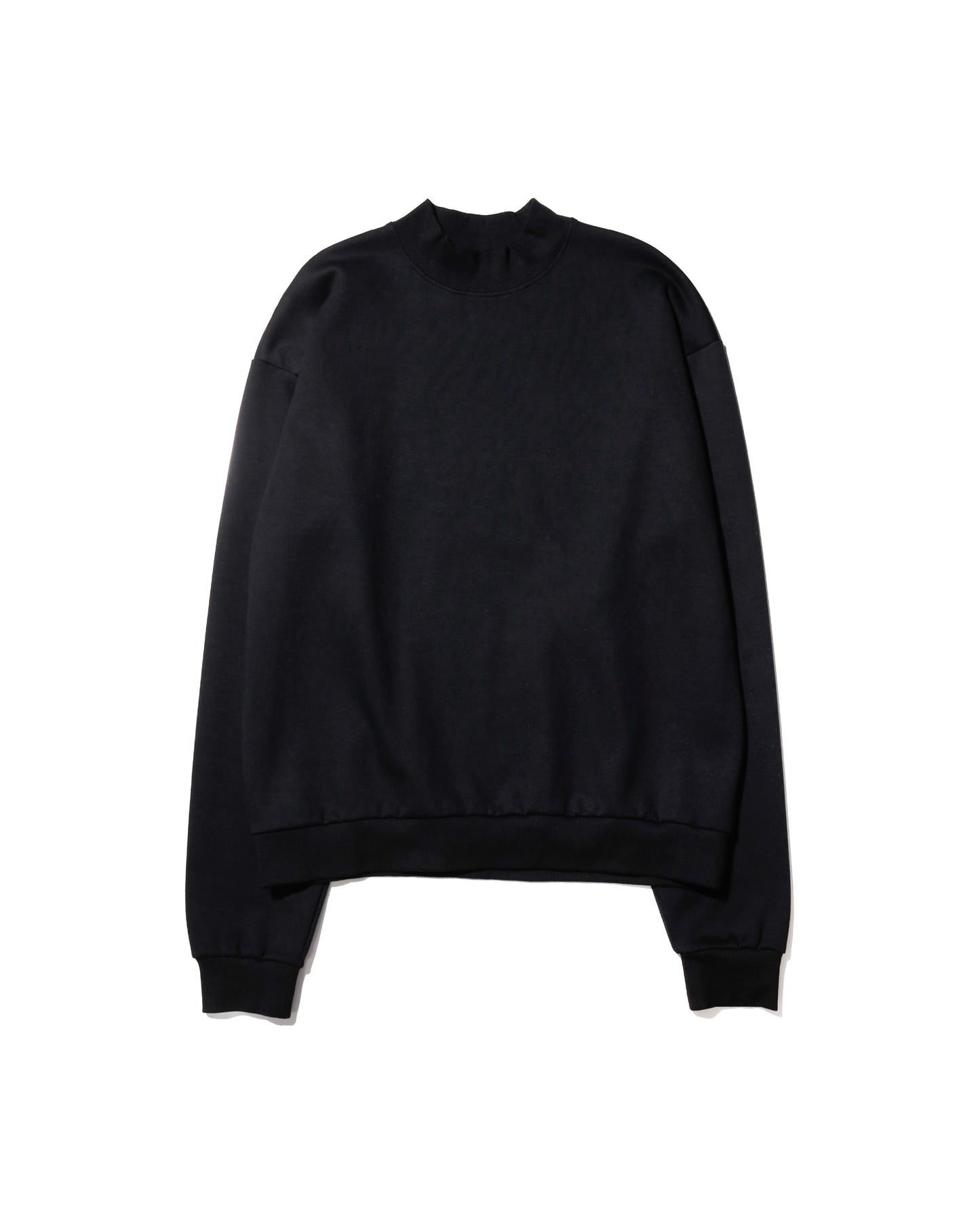 mock neck sweatshirt
