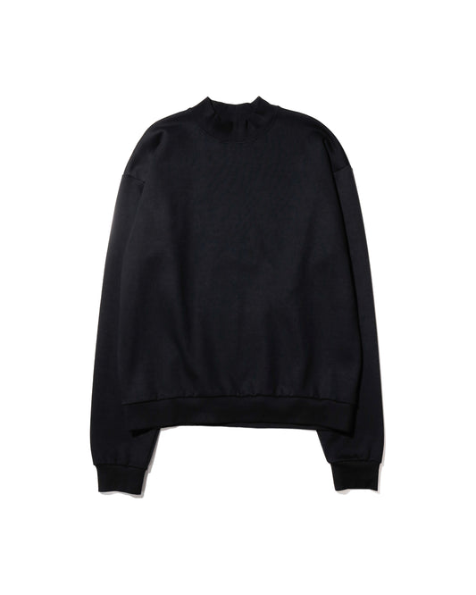 mock neck sweatshirt